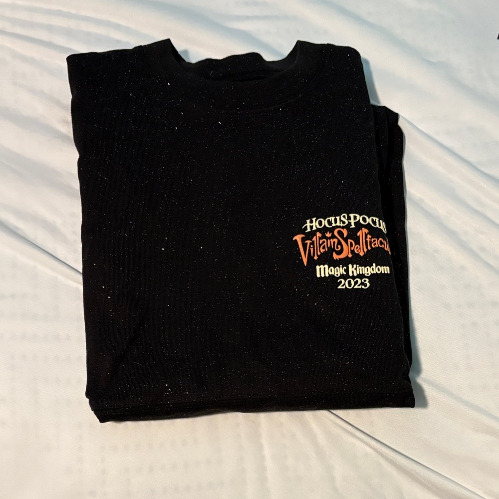Black Hocus Pocus Villains Spelltacular Disney Halloween Spirit Jersey NWT